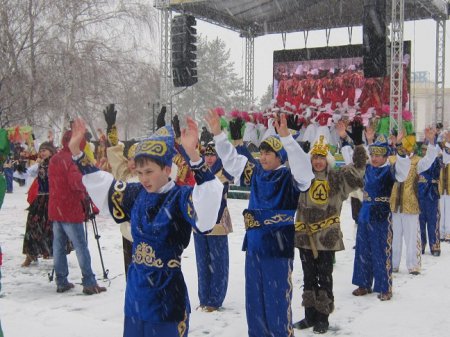 Снег, любовь и Наурыз!!!