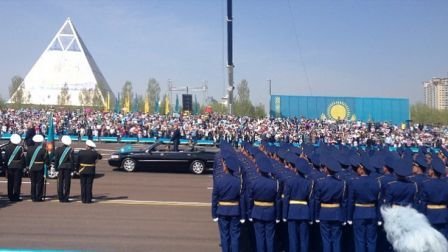 В Астане прошел парад Победы - фотографии из соцсетей