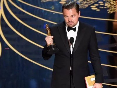 Леонардо ДиКаприо впервые получил "Оскар"
