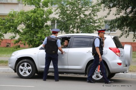 Полицейские проверяют все въезжающие в Костанай автомобили