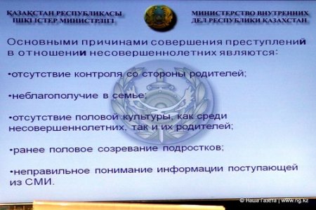 В Костанайской области 74 человека находятся под наблюдением полиции как склонные к педофилии