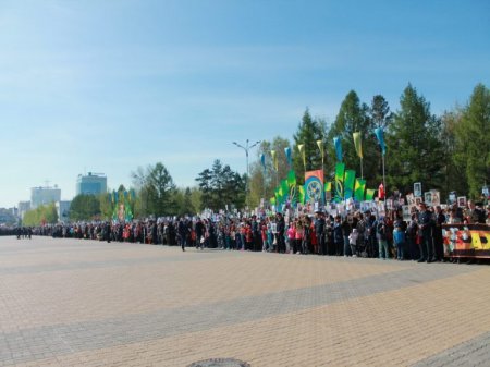 Более трех тысяч костанайцев приняли участие в акции «Бессмертный полк»