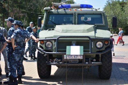 В Костанае горожанам показали спецтехнику ДВД, ДЧС и пожарных